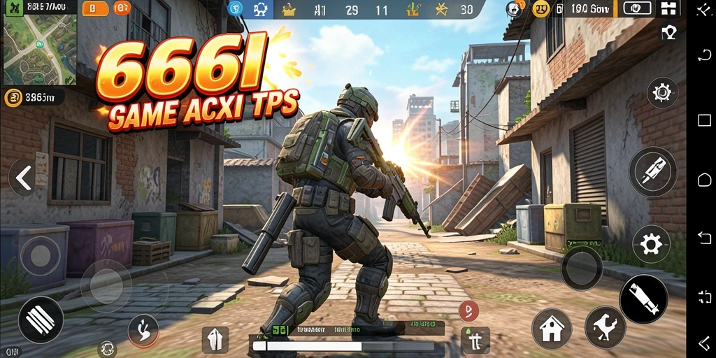 Screenshot gameplay seru dari 666I yang menunjukkan aksi menegangkan.
