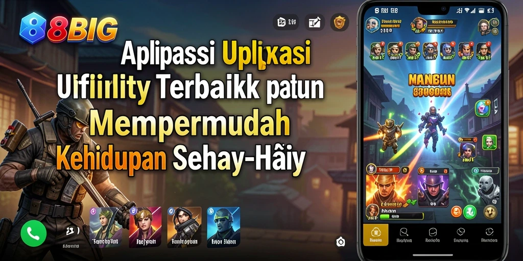 Screenshot utama 88BIG menampilkan antarmuka aplikasi utility yang informatif dan fungsional.