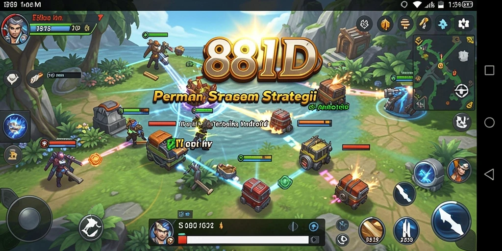 Screenshot gameplay yang menunjukkan aksi SLG yang mendebarkan.