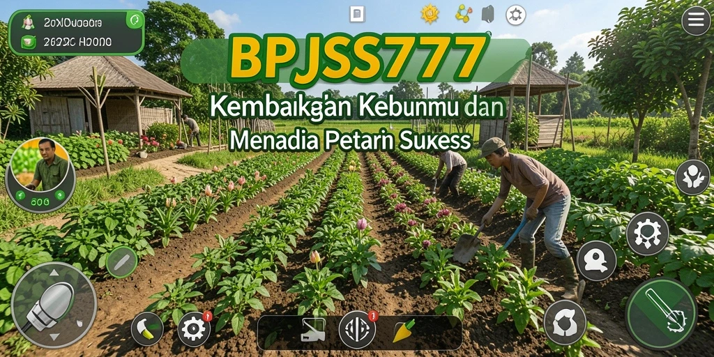 Screenshot menampilkan gameplay seru bertani dan berkebun di BPJS777.