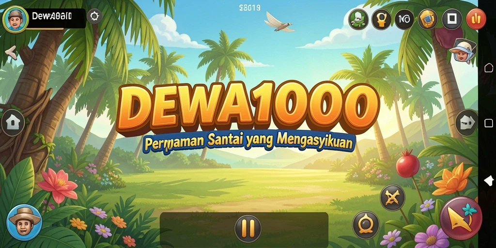 Tampilan gameplay DEWA1000 yang seru dan menghibur.