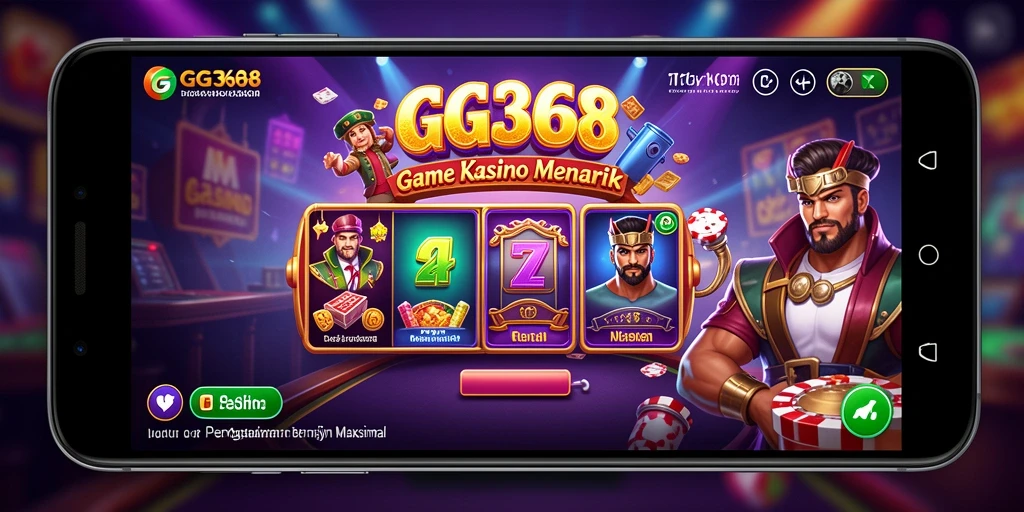 Screenshot GG368 menunjukkan fitur permainan Kasino yang menarik dan interaktif.