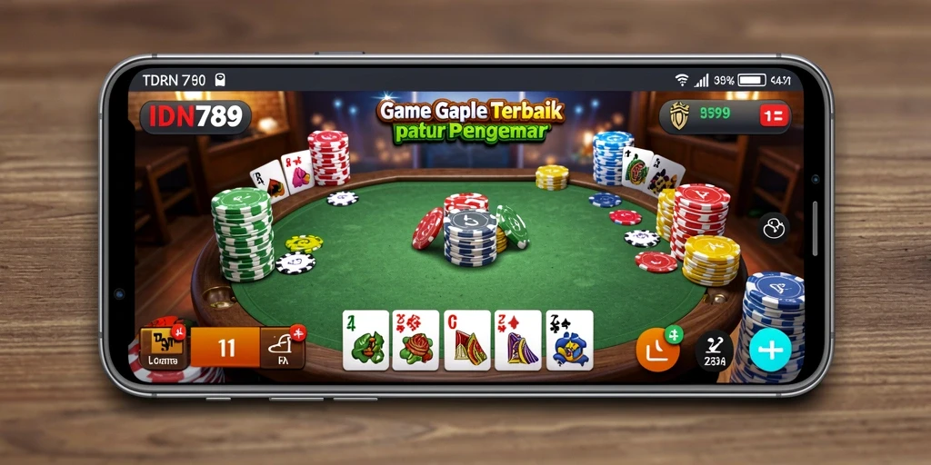Screenshot gameplay Gaple yang menarik dan seru di IDN789.
