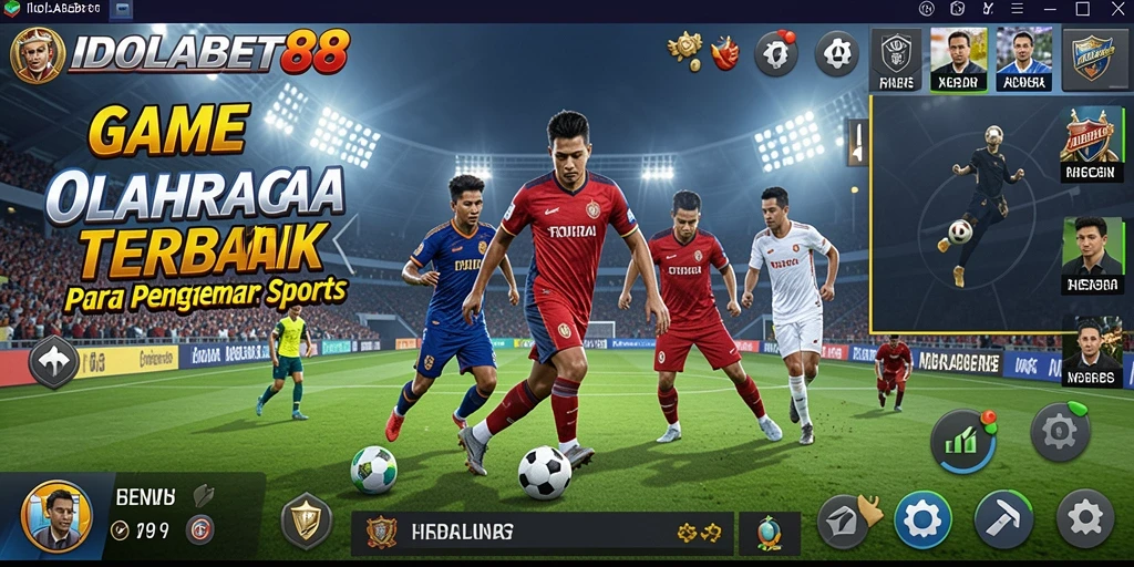 Tampilan gameplay seru dari IDOLABET88 dalam olahraga.