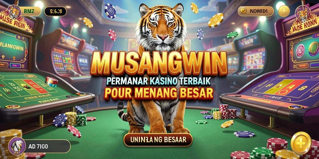 Tampilan gameplay mendebarkan dalam MUSANGWIN Kasino.