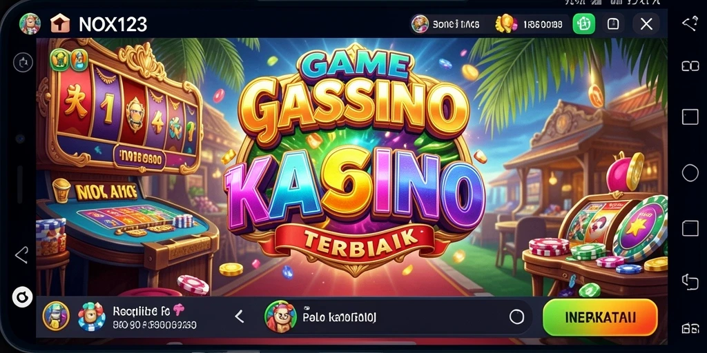 Tampilan gameplay Kasino yang seru dan mengasyikkan di NOX123.