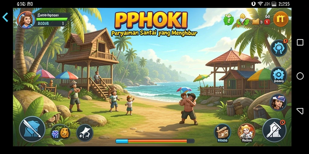 Tampilan gameplay PPHOKI yang menarik dan penuh warna.