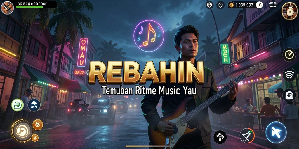 Tampilan gameplay REBAHIN yang penuh warna dan menarik.