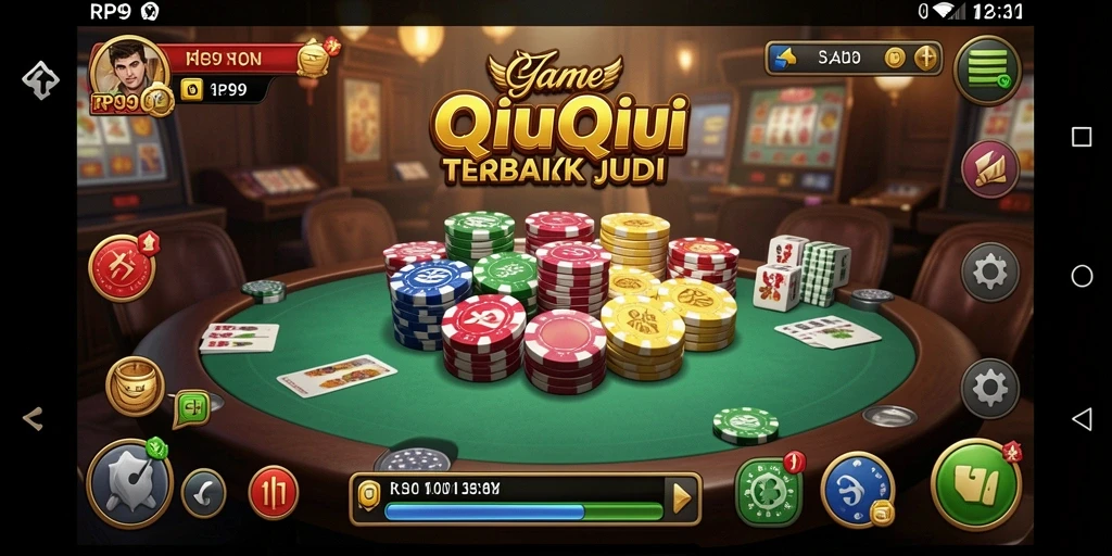 Tampilan menarik dari gameplay QiuQiu di RP99.
