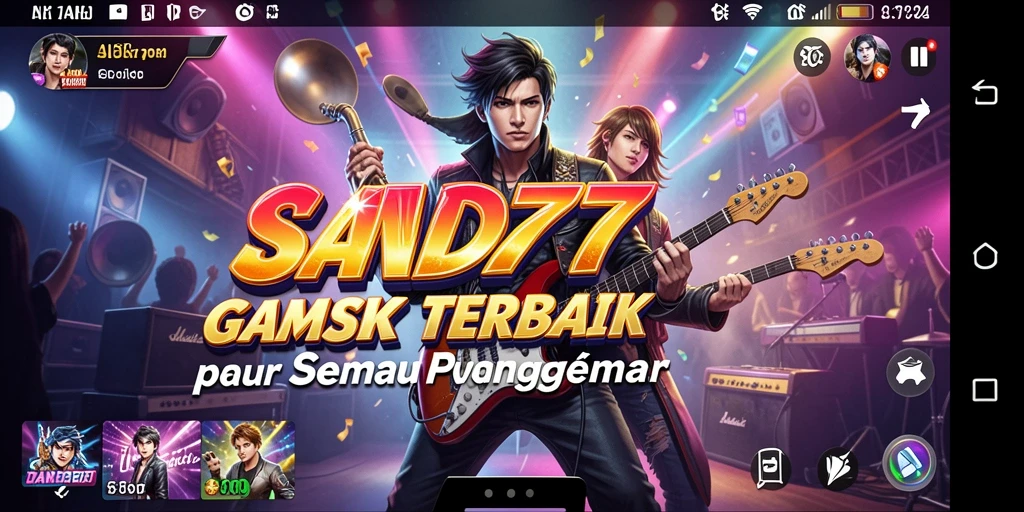 Tampilan gameplay yang seru dan interaktif di SAND77.