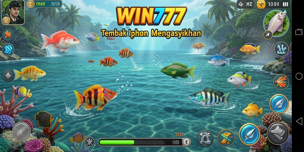 Tangkapan layar WIN777 menampilkan aksi menembak ikan yang seru dan mengasyikkan.
